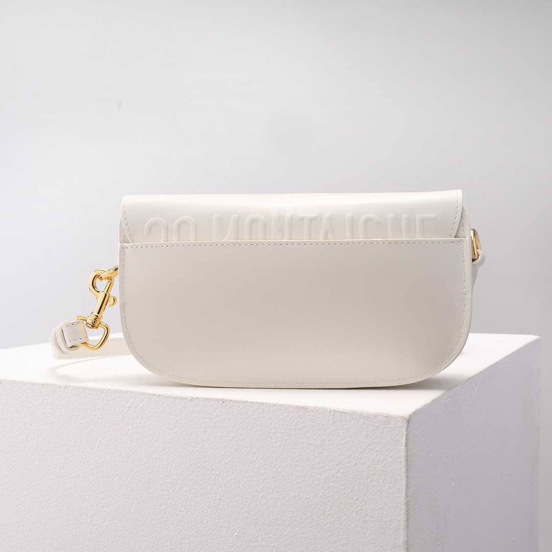 Dior Bobby East-West Bag White Box Calfskin